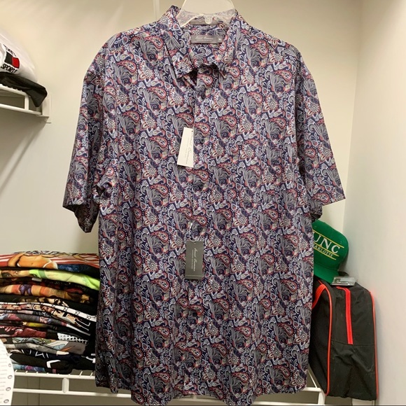 Daniel Cremieux Signature Floral Paisley Shirt XL - Picture 2 of 9